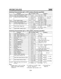 IRGBC20UD2 Datasheet Page 2