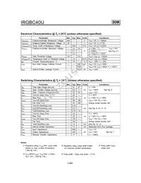 IRGBC40U Datasheet Page 2