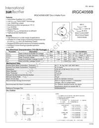 IRGC4056B Datasheet Cover