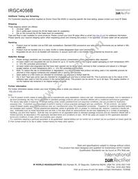 IRGC4056B Datasheet Page 2