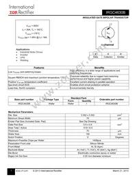 IRGC4630B Datasheet Cover