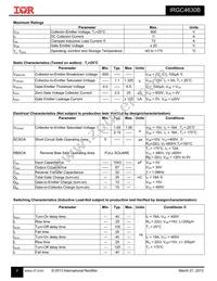 IRGC4630B Datasheet Page 2