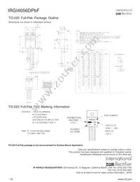 IRGI4056DPBF Datasheet Page 10