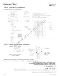 IRGI4062DPBF Datasheet Page 10