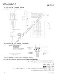 IRGI4064DPBF Datasheet Page 10