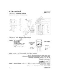 IRGP4050PBF Datasheet Page 8