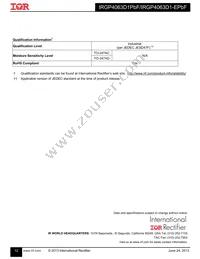 IRGP4063D1PBF Datasheet Page 12