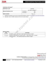 IRGP4760DPBF Datasheet Page 12