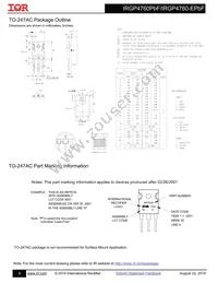 IRGP4760PBF Datasheet Page 9
