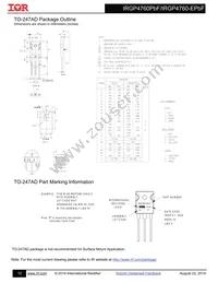 IRGP4760PBF Datasheet Page 10