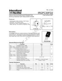 IRGPC30FD2 Datasheet Cover