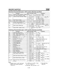 IRGPC40FD2 Datasheet Page 2