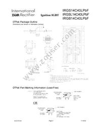 IRGSL14C40LPBF Datasheet Page 8