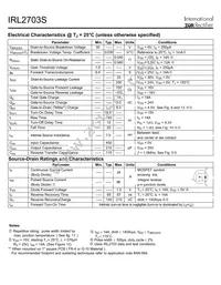 IRL2703STRR Datasheet Page 2