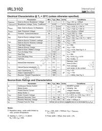 IRL3102L Datasheet Page 2