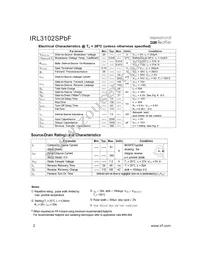 IRL3102STRLPBF Datasheet Page 2