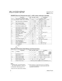 IRL3103D1SPBF Datasheet Page 2