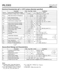 IRL3303D1STRR Datasheet Page 2