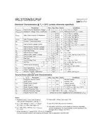 IRL3705NLPBF Datasheet Page 2