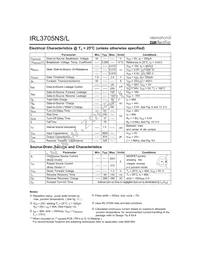IRL3705NSTRR Datasheet Page 2