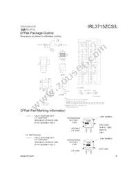 IRL3715ZCS Datasheet Page 9