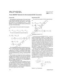 IRL3715ZSTRRPBF Datasheet Page 8