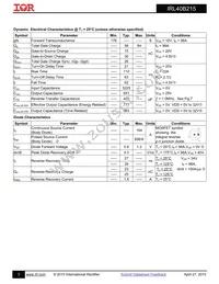 IRL40B215 Datasheet Page 3