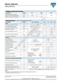 IRL510PBF Datasheet Page 2