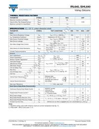 IRL640 Datasheet Page 2