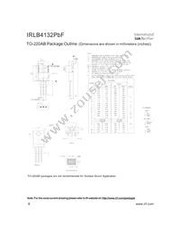 IRLB4132PBF Datasheet Page 8