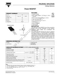 IRLIZ44G Datasheet Cover