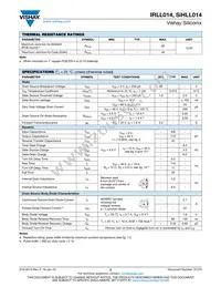 IRLL014PBF Datasheet Page 2
