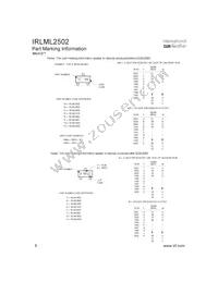 IRLML2502TR Datasheet Page 8