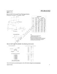 IRLML6302TR Datasheet Page 7