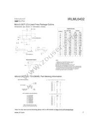 IRLML6402TR Datasheet Page 7