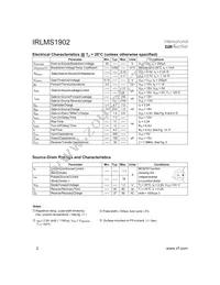IRLMS1902TR Datasheet Page 2