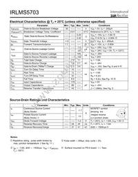 IRLMS5703TR Datasheet Page 2