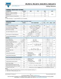 IRLR014TRR Datasheet Page 2