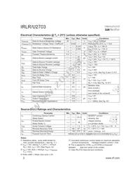 IRLR2703TRR Datasheet Page 2