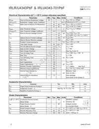 IRLR4343TRPBF Datasheet Page 2