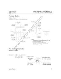 IRLR8103TR Datasheet Page 3