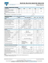 IRLU120PBF Datasheet Page 2