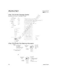 IRLU7821 Datasheet Page 10