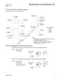 IRLU9343 Datasheet Page 7