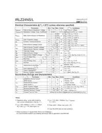 IRLZ24NSTRR Datasheet Page 2