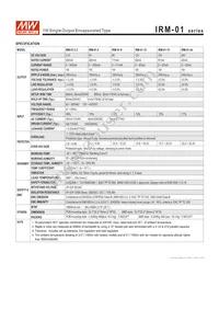 IRM-01-15S Datasheet Page 2