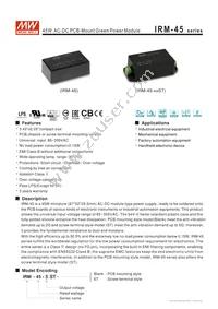 IRM-45-24ST Datasheet Cover