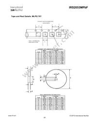 IRS2053MPBF Datasheet Page 20