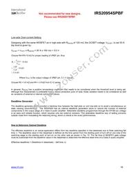IRS20954STRPBF Datasheet Page 16
