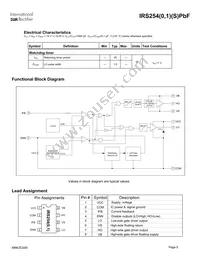 IRS2540STRPBF Datasheet Page 5